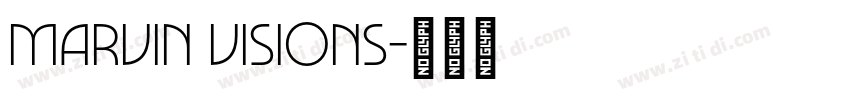 Marvin Visions字体转换